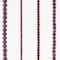 Purple Faceted Glass Round Beads by Bead Landing&#x2122;